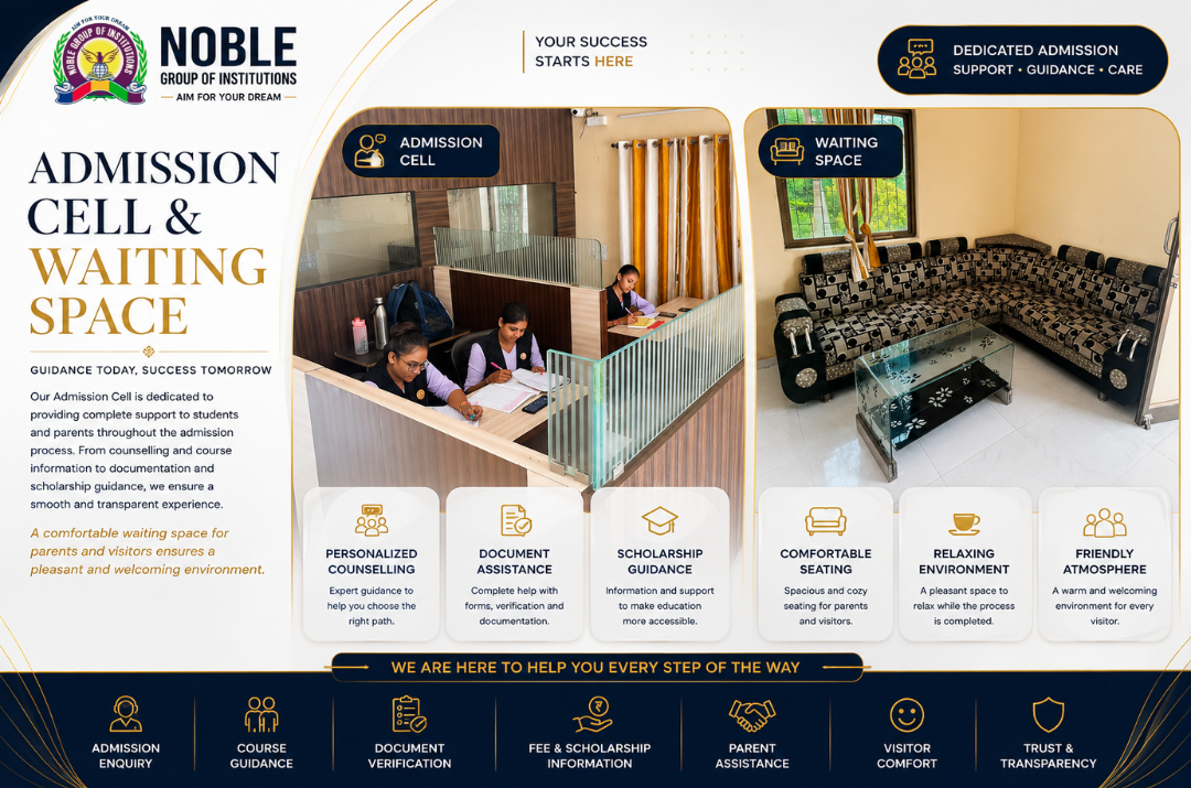 Admission Cell at Noble Group of Institutions
