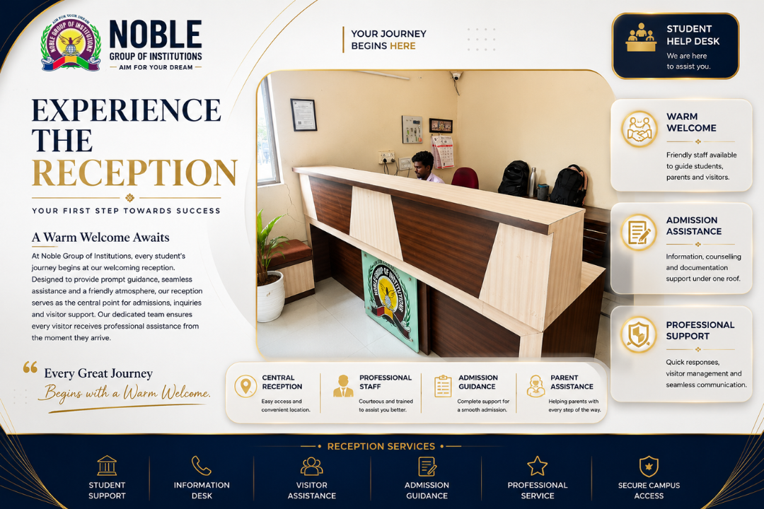 Reception at Noble Group of Institutions